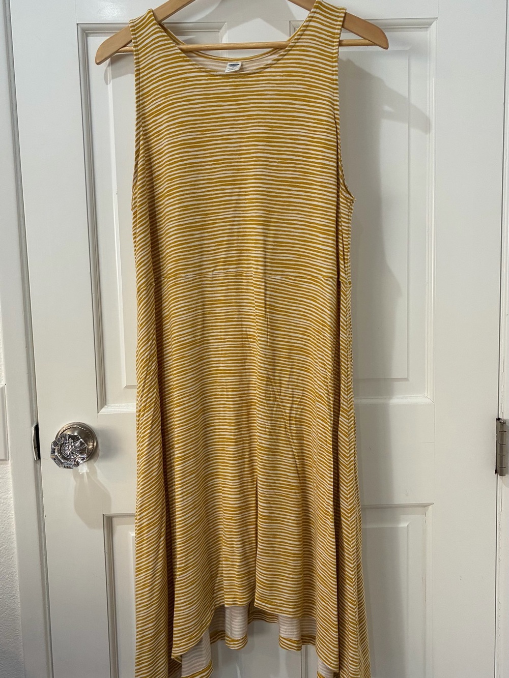 Old Navy Striped Swing Tank Handkerchief Midi Dress, 1x